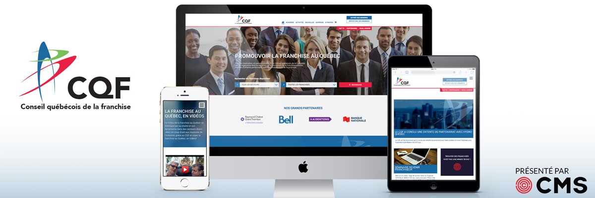 Nouveau Site Web CQF par CMS